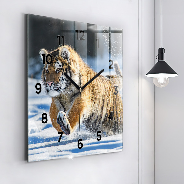 Square wall clock A Brave Step Forward