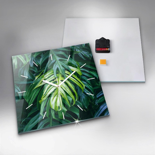 Square wall clock The Tropical Side of Nature