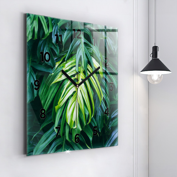 Square wall clock The Tropical Side of Nature
