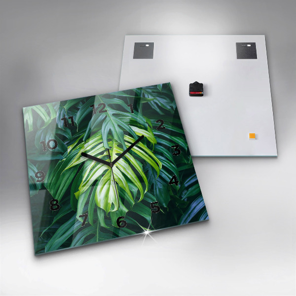 Square wall clock The Tropical Side of Nature