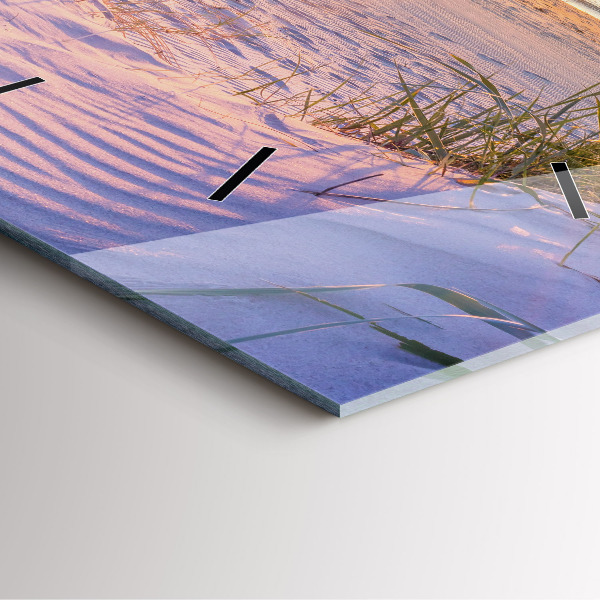 Square wall clock Polish Sunny Sea