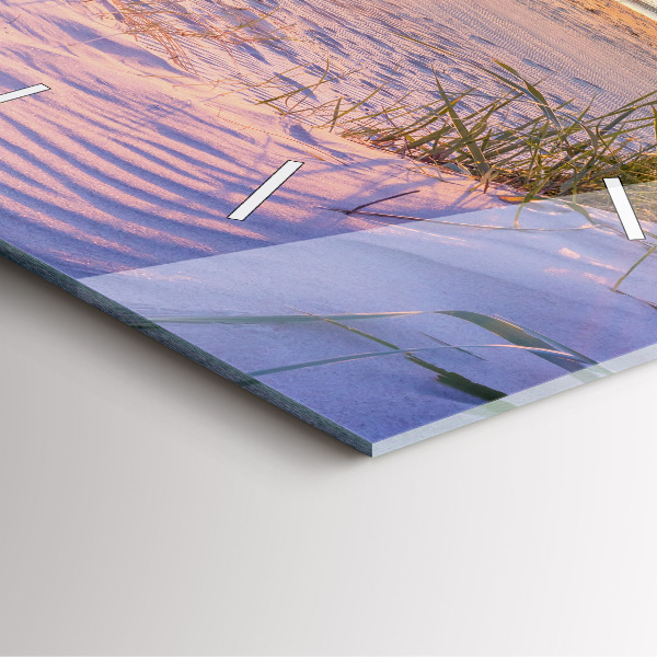 Square wall clock Polish Sunny Sea