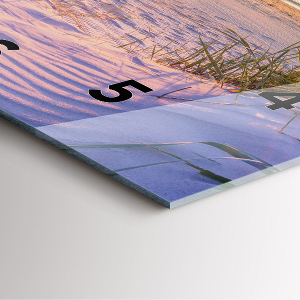Square wall clock Polish Sunny Sea