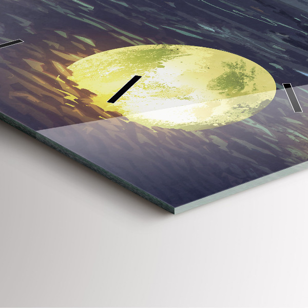 Square wall clock Abstraction