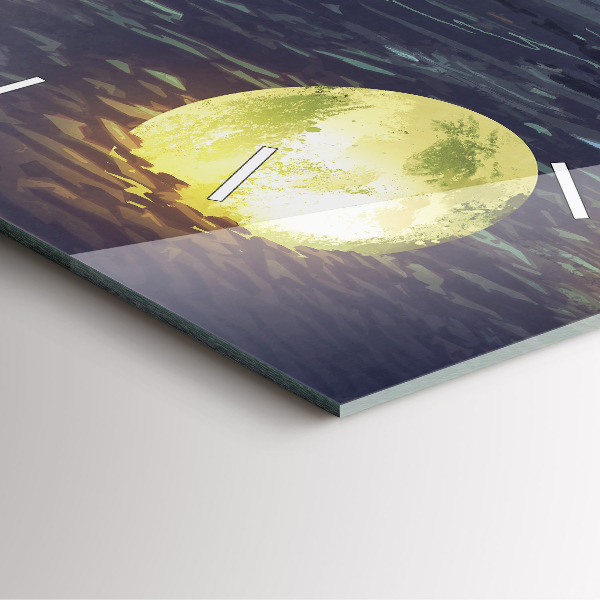 Square wall clock Abstraction