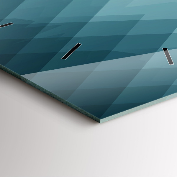 Square wall clock Geometric figures