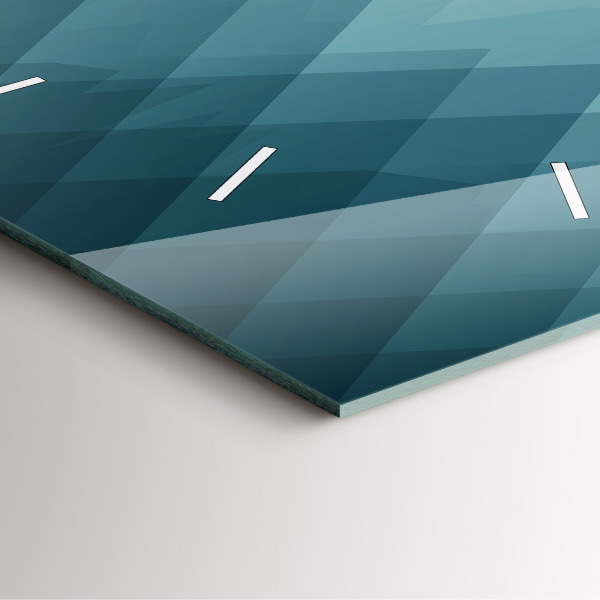 Square wall clock Geometric figures