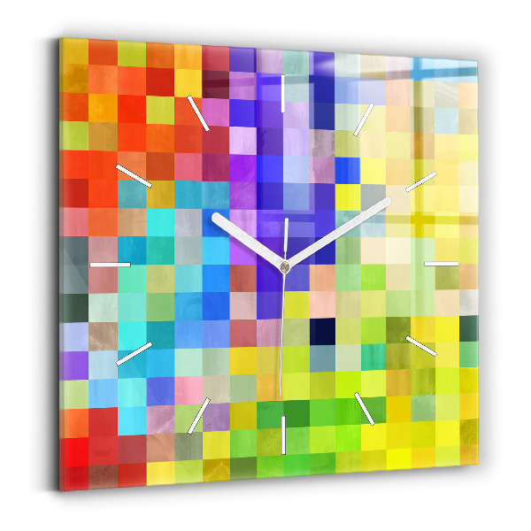Square wall clock Composition of Squares