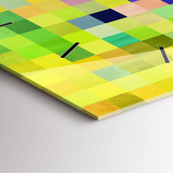 Square wall clock Composition of Squares