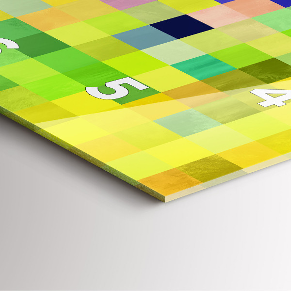 Square wall clock Composition of Squares