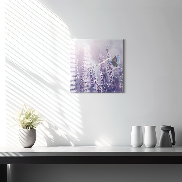 Square wall clock Abstraction