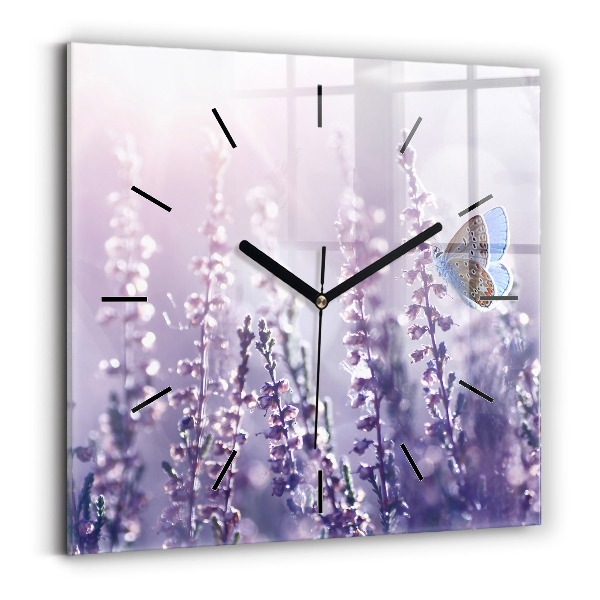Square wall clock Abstraction