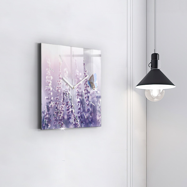 Square wall clock Abstraction