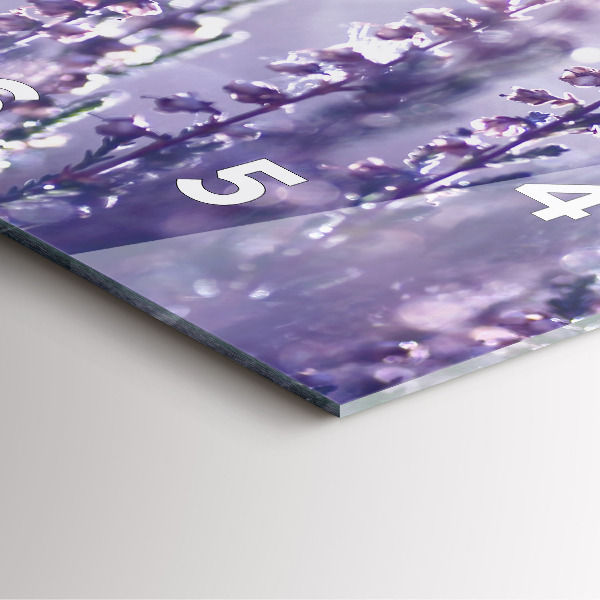 Square wall clock Abstraction