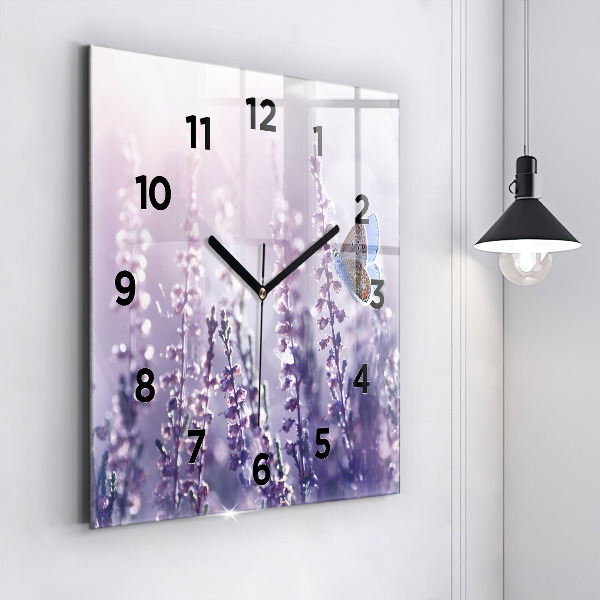 Square wall clock Abstraction