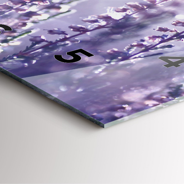 Square wall clock Abstraction