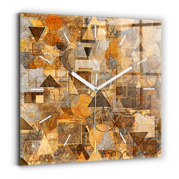 Square wall clock Geometric Shapes