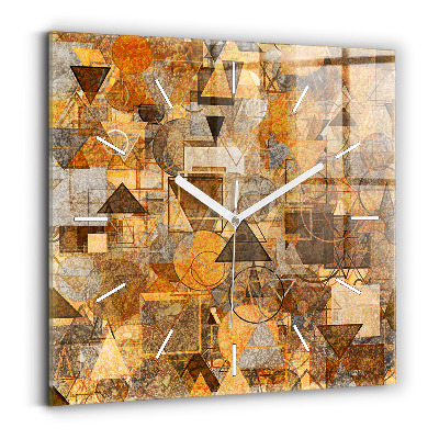 Square wall clock Geometric Shapes