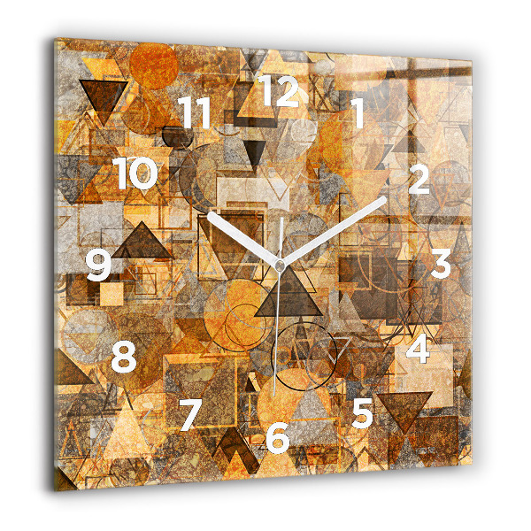 Square wall clock Geometric Shapes