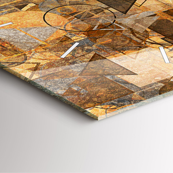 Square wall clock Geometric Shapes