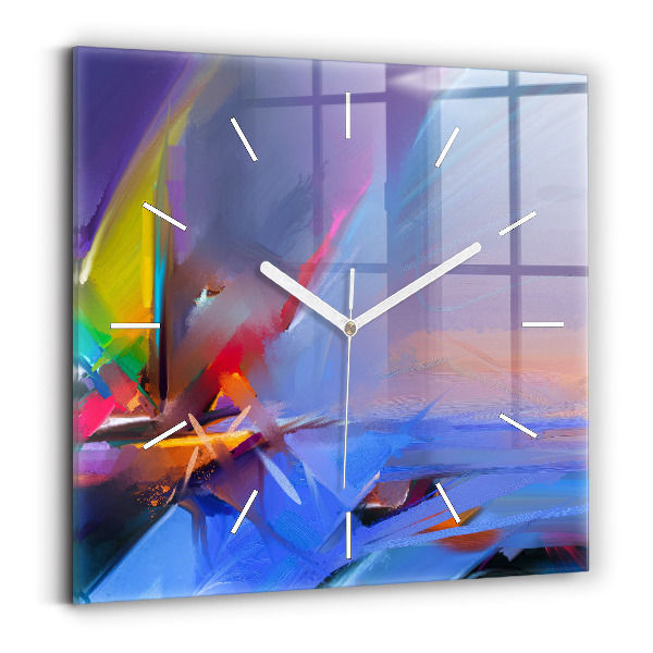 Square wall clock Seascape