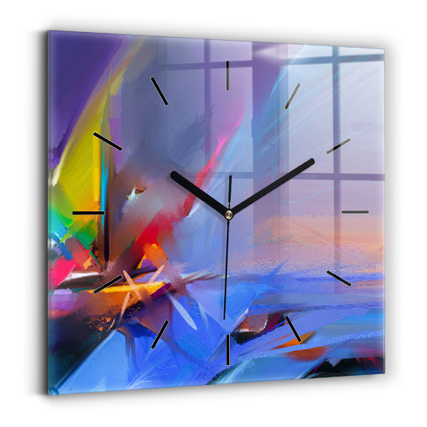 Square wall clock Seascape