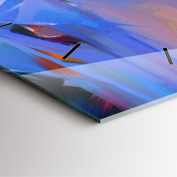 Square wall clock Seascape