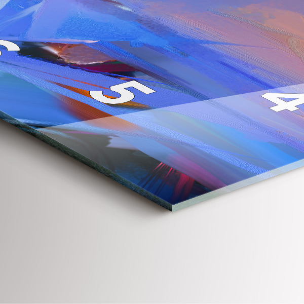 Square wall clock Seascape