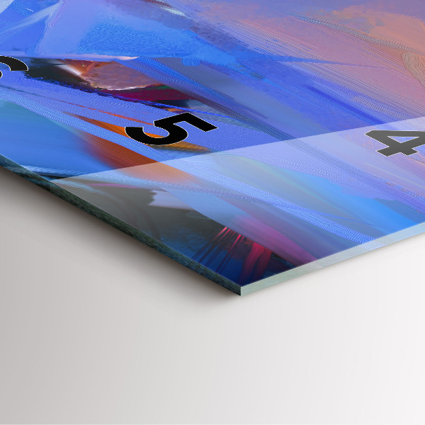 Square wall clock Seascape