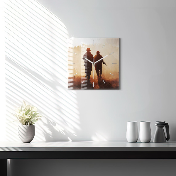 Square wall clock United States Marines