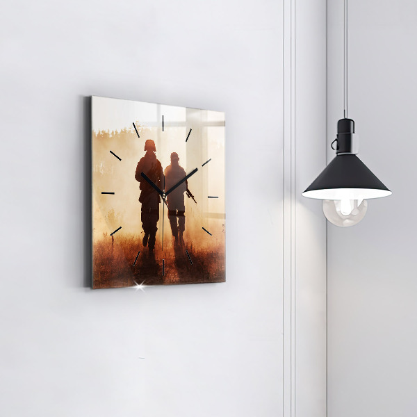 Square wall clock United States Marines