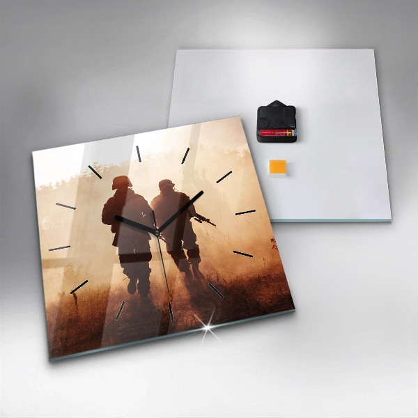 Square wall clock United States Marines