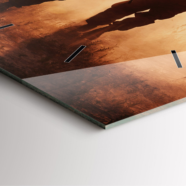 Square wall clock United States Marines