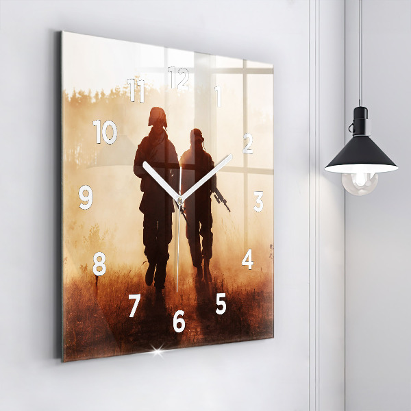 Square wall clock United States Marines