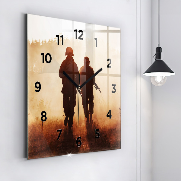 Square wall clock United States Marines
