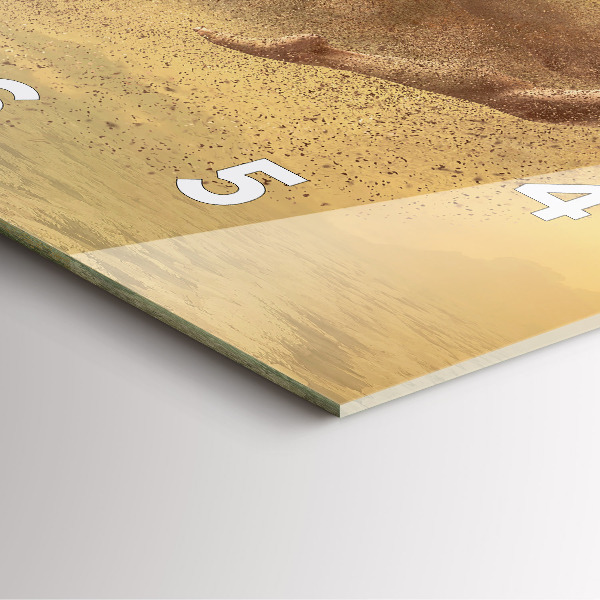 Square wall clock Woman in figure