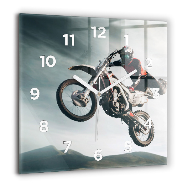 Square wall clock Motor Style Adrenaline