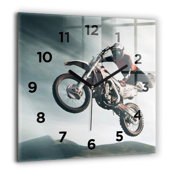 Square wall clock Motor Style Adrenaline
