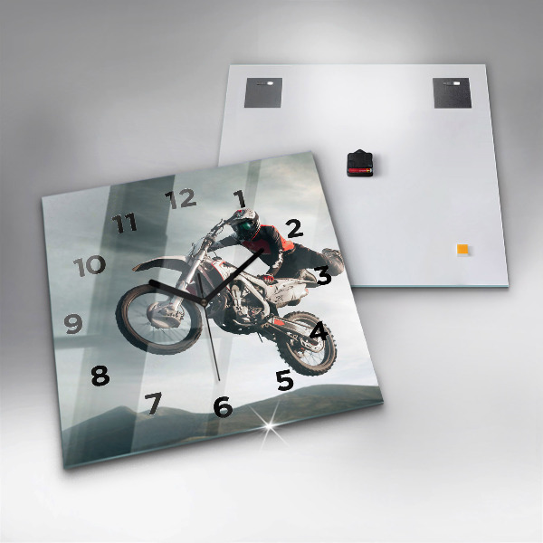 Square wall clock Motor Style Adrenaline
