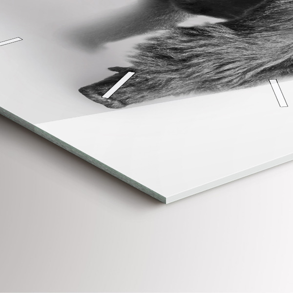 Square wall clock Animal Art Collection