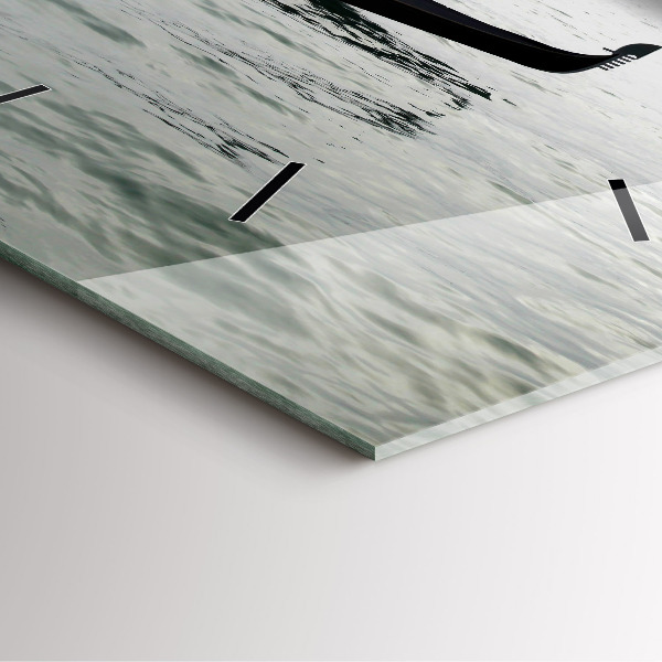 Square wall clock Gondola in Venice