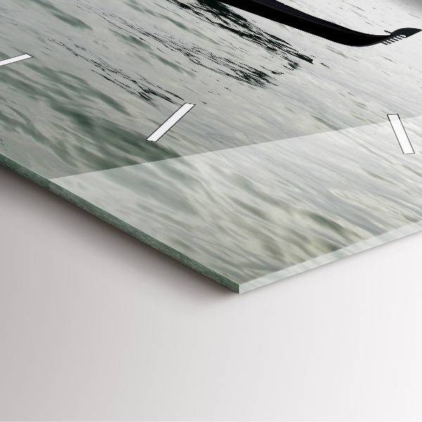 Square wall clock Gondola in Venice