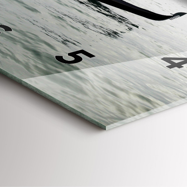 Square wall clock Gondola in Venice