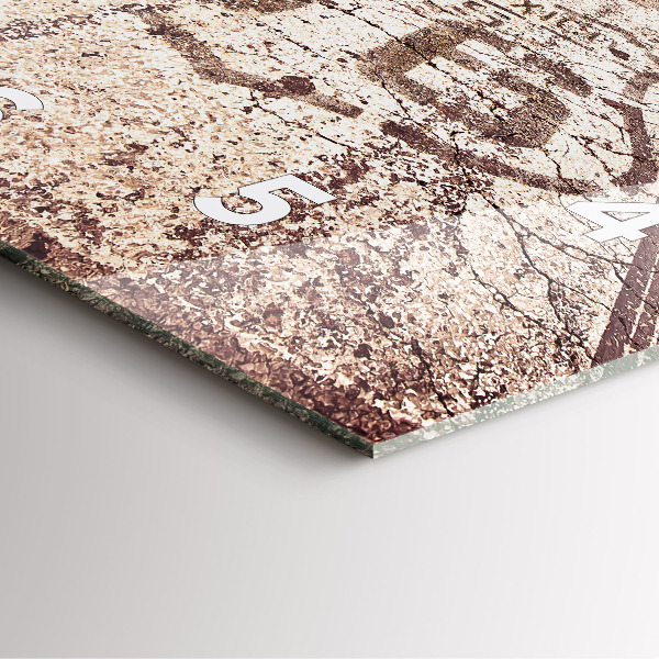 Square wall clock Route 66 USA