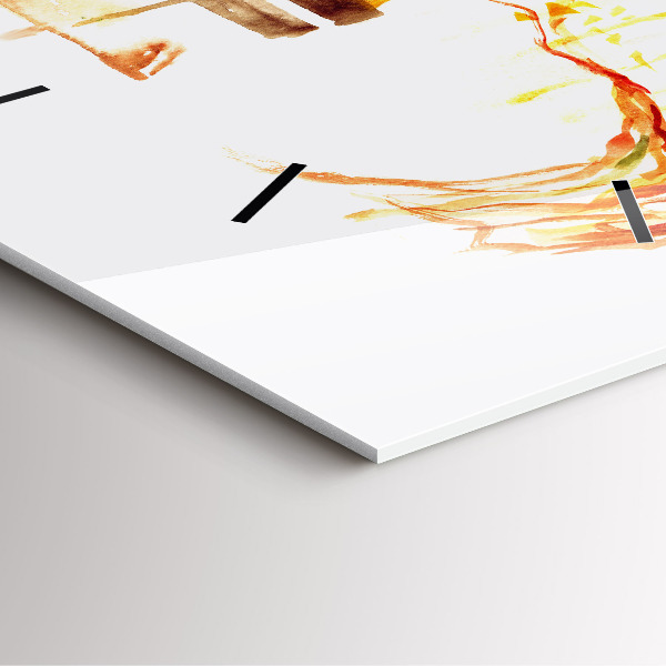 Square wall clock Autumn Landscape