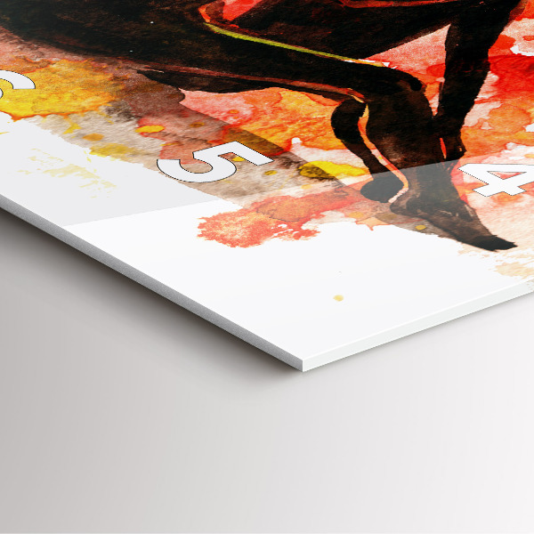 Square wall clock Love and a couple in love