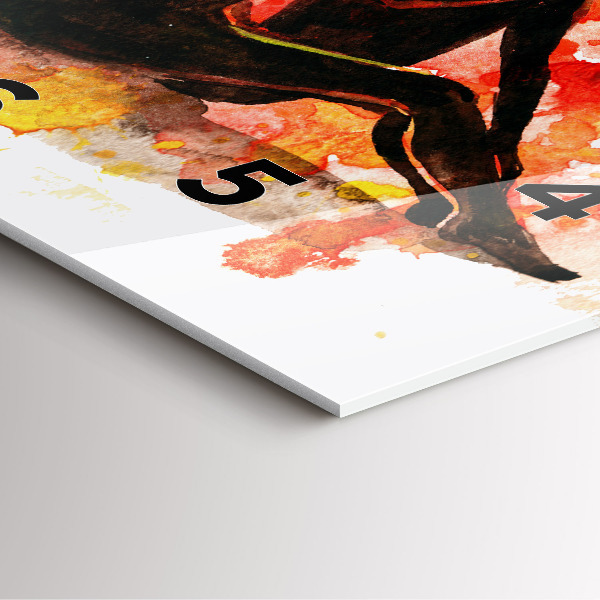 Square wall clock Love and a couple in love