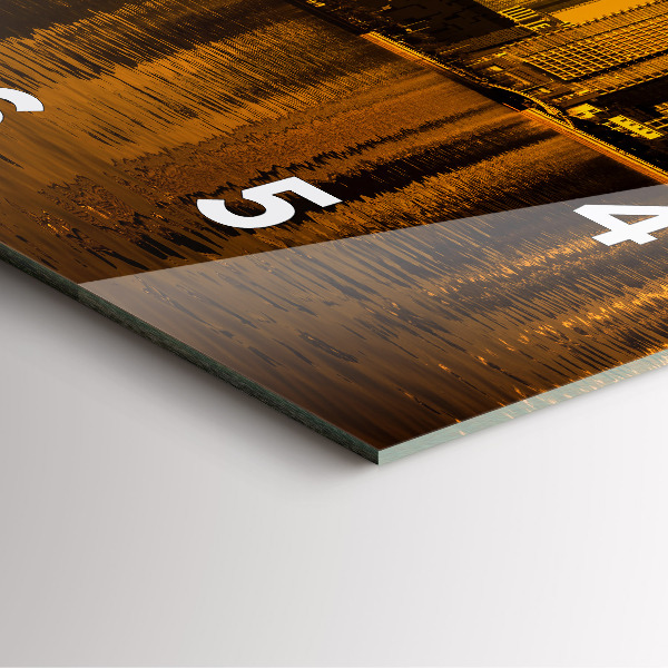 Square wall clock Zhujiang River China