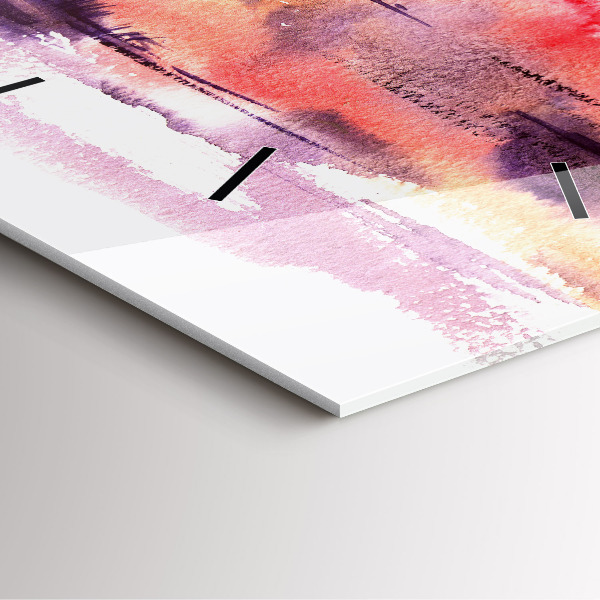 Square wall clock Tropical Landscape