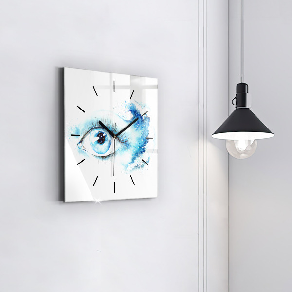 Square wall clock Sea Eye